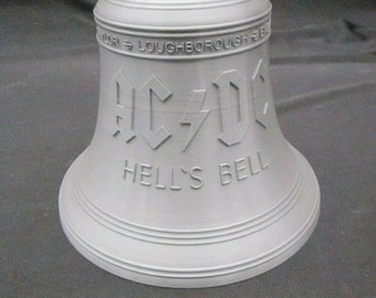 ACDC Hell's Bell Prop Display (AC/DC Hell's Bell) (Silver color) Large Size