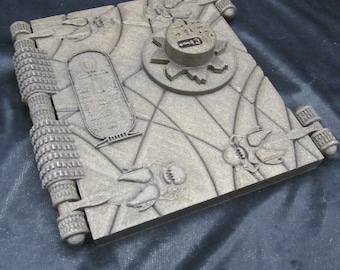 Mummy Book of Amun Ra Prop with Key (Book of the Dead style) Brass Finish 60% Scale