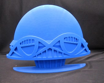 DC Hall of Doom Diorama Facade Model Kit (10" x 14") Assembled Unfinished