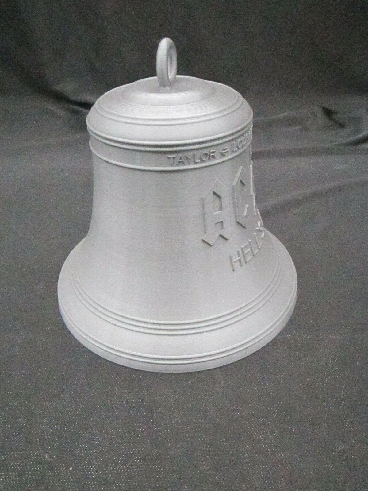 ACDC Hell's Bell Prop Display (AC/DC Hell's Bell) (silver Color) Large ...