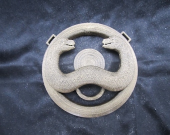 Conan the Barbarian Thulsa Doom Pendant (Two Headed Snake Pendant) Brass Finish