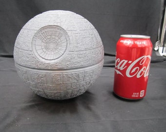 Star Wars Death Star Globe Display with Stand (6.5" diameter) Silver Silk