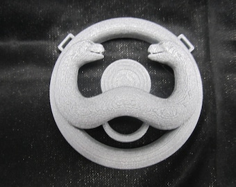 Conan the Barbarian Thulsa Doom Small Pendant (Two Headed Snake Pendant) Silver