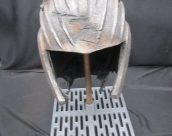Helmet Stand Mask Stand (10" Silver base) Star Wars, Syfy, Sports