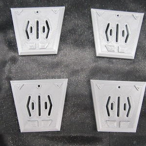Babylon 5 Communication Link Prop (Set of Four) (Gray/Silver) Cosplay