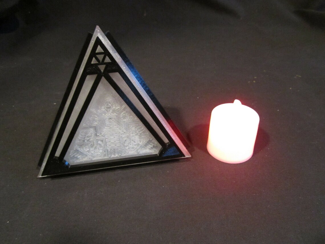 Star Wars Sith Holocrom Replica Prop Black Trim (includes Red Color Tea ...