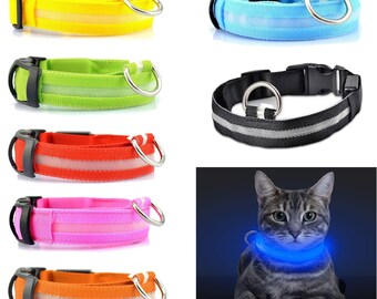 light up cat collar uk