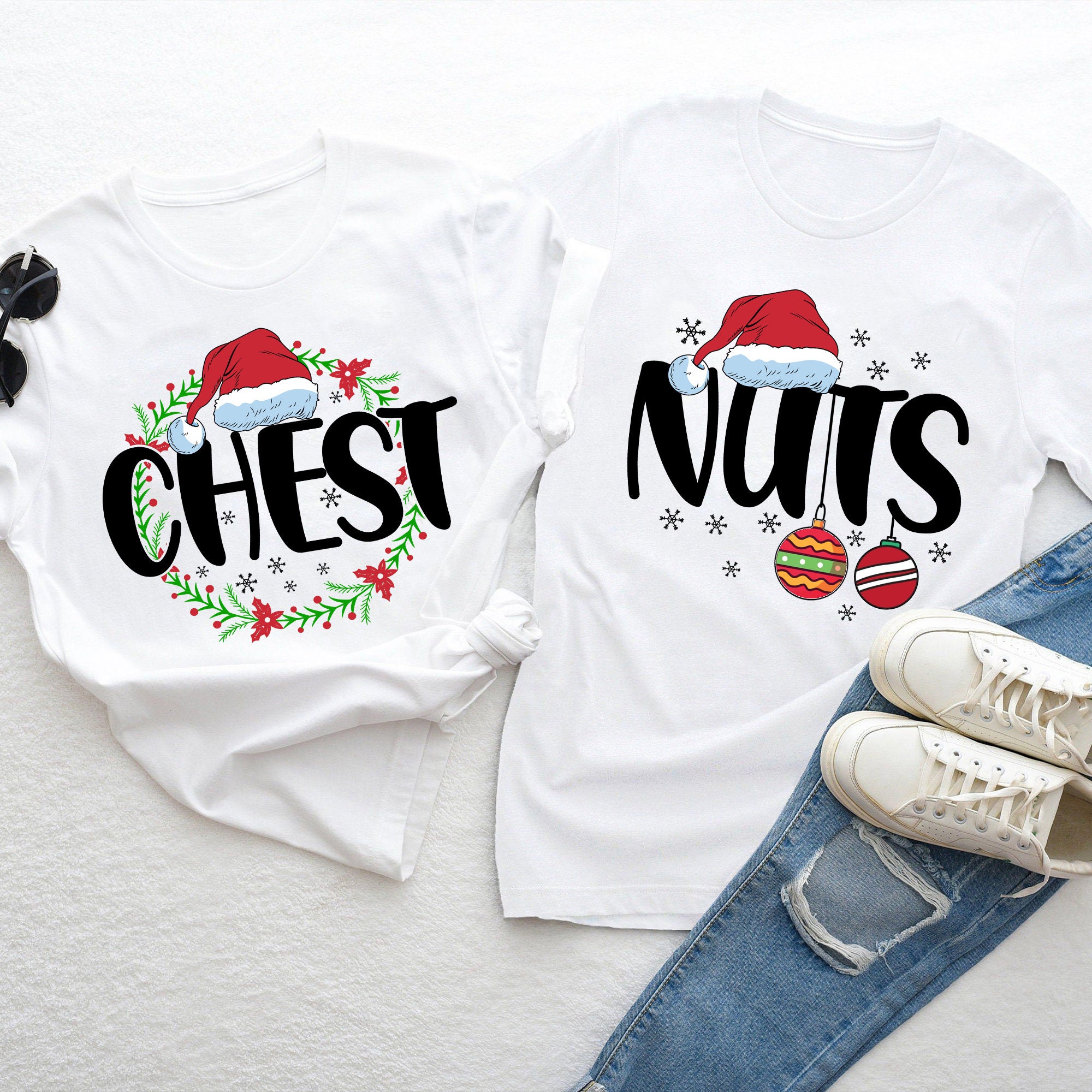 Chest Nuts Shirt, Chestnuts Matching Shirt, Chestnuts Christmas T Shirt