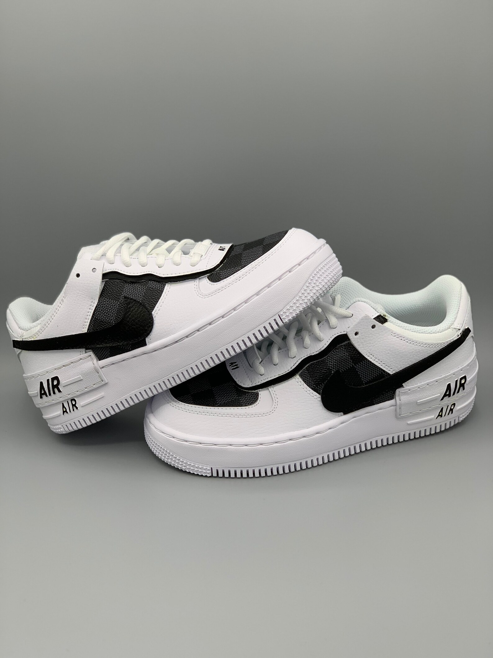 plaid custom air force 1