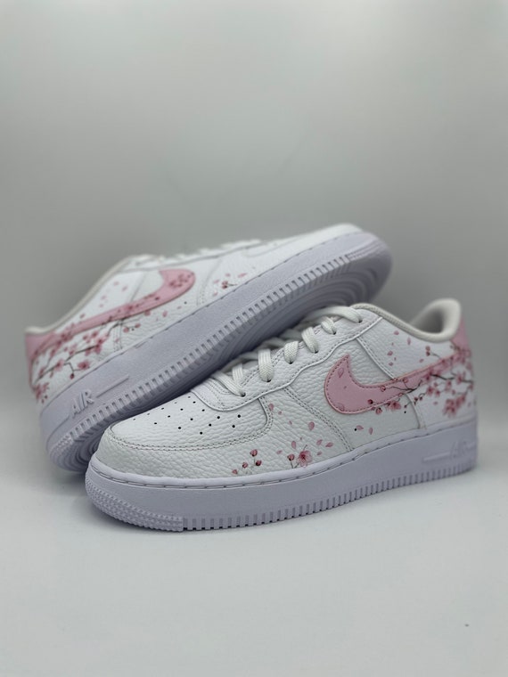Custom Air Force 1 Toddler - Cherry Blossom Small – By Careaux