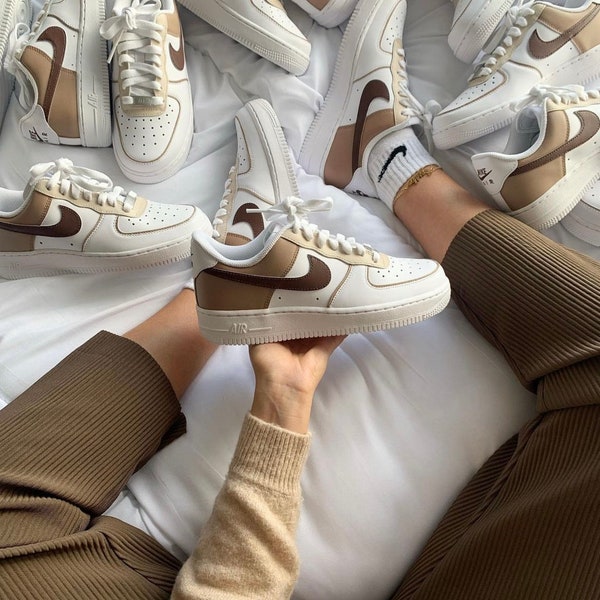 custom air force 1 louis vuitton brown