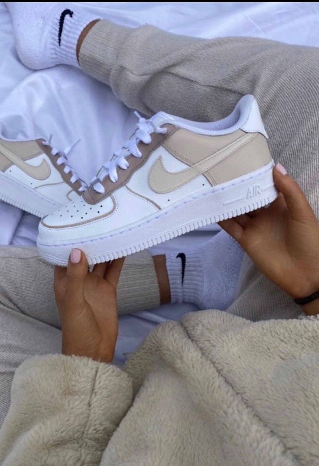 Smeltend Verbazingwekkend Millimeter Nike Air Force 1 Cappuccino - Etsy Israel