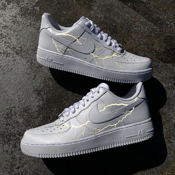 custom air force 1 lightning