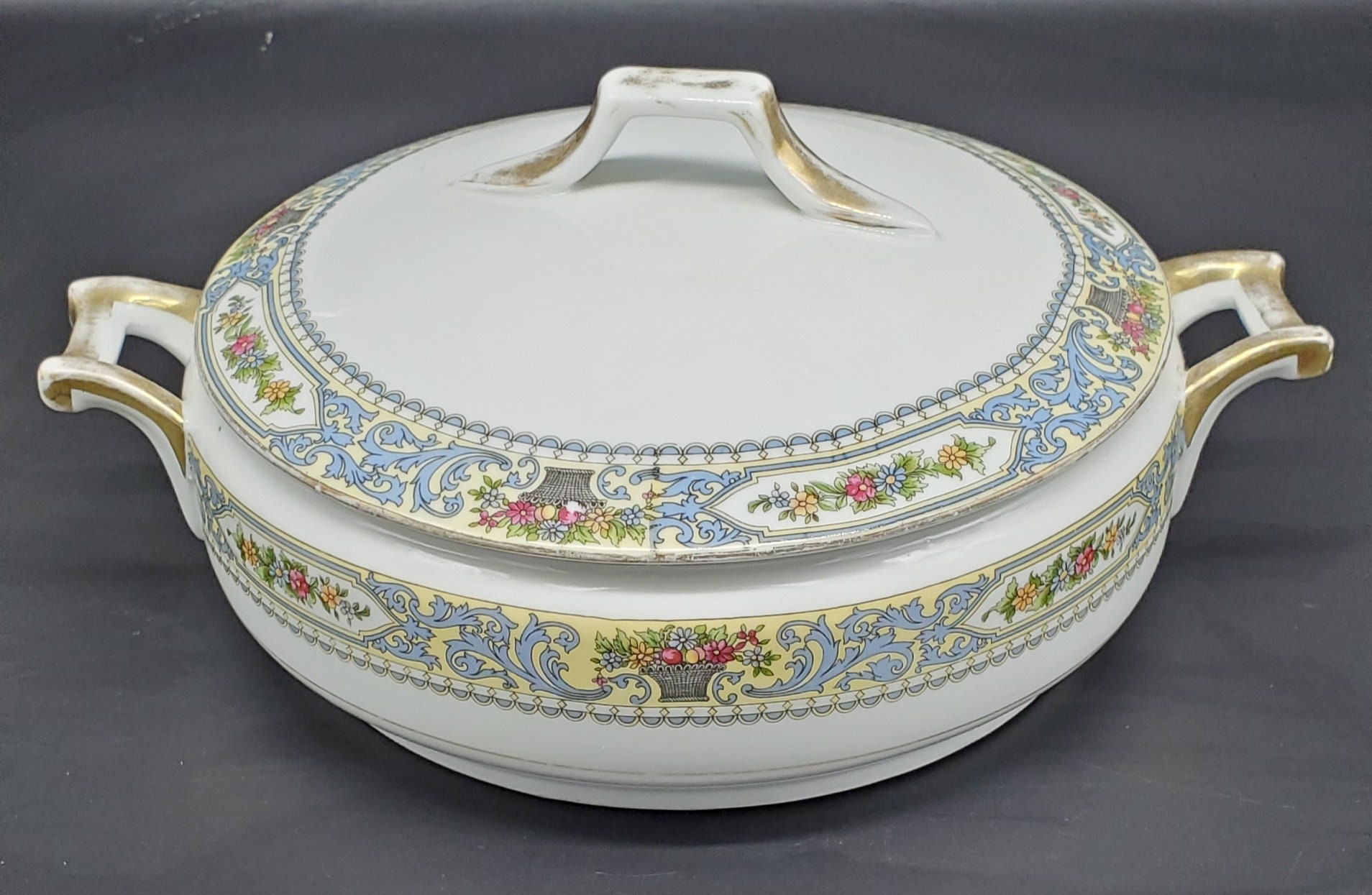 Vintage Serving Covered Dish Mepoco Ware made in Etsy