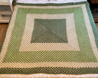 PATTERN for Crochet Giant Granny Square Blanket