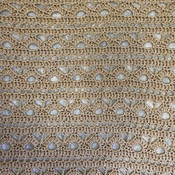 PATTERN for Crochet Trellis Blanket