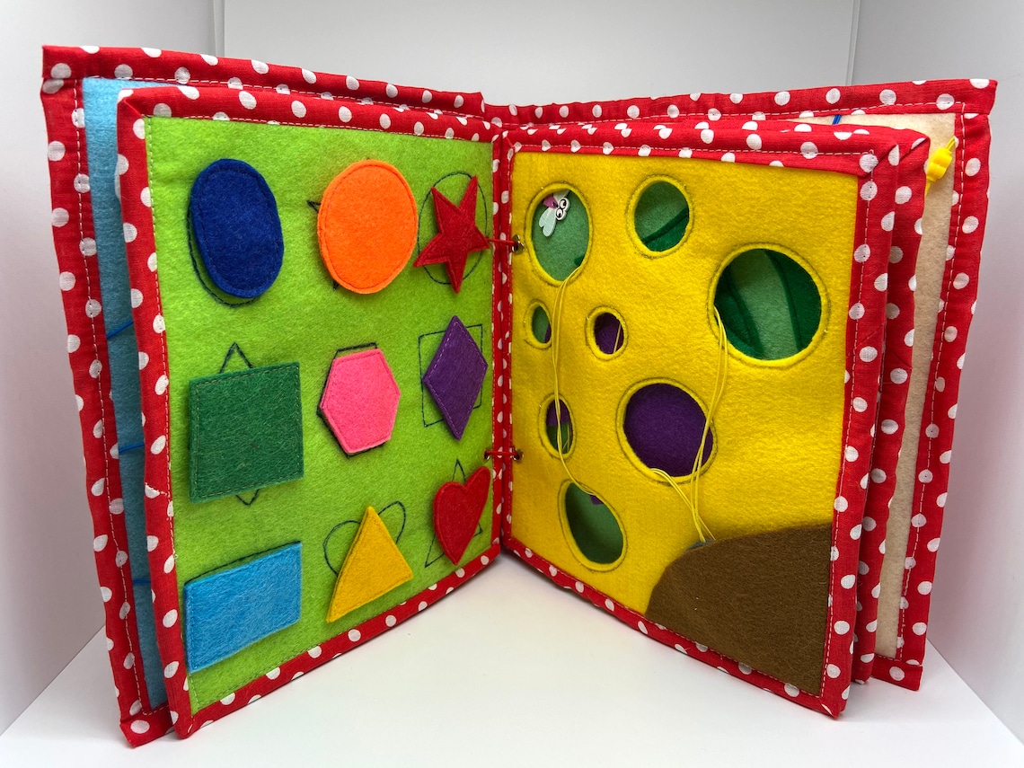 Custommade baby/child fabric book making customizable Etsy