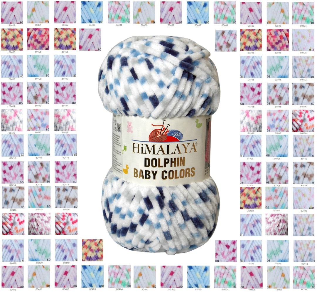 DOLPHIN BABY COLORS – 100% polyester – Himalaya – La Lainière de