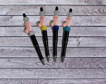 Llama beaded pens