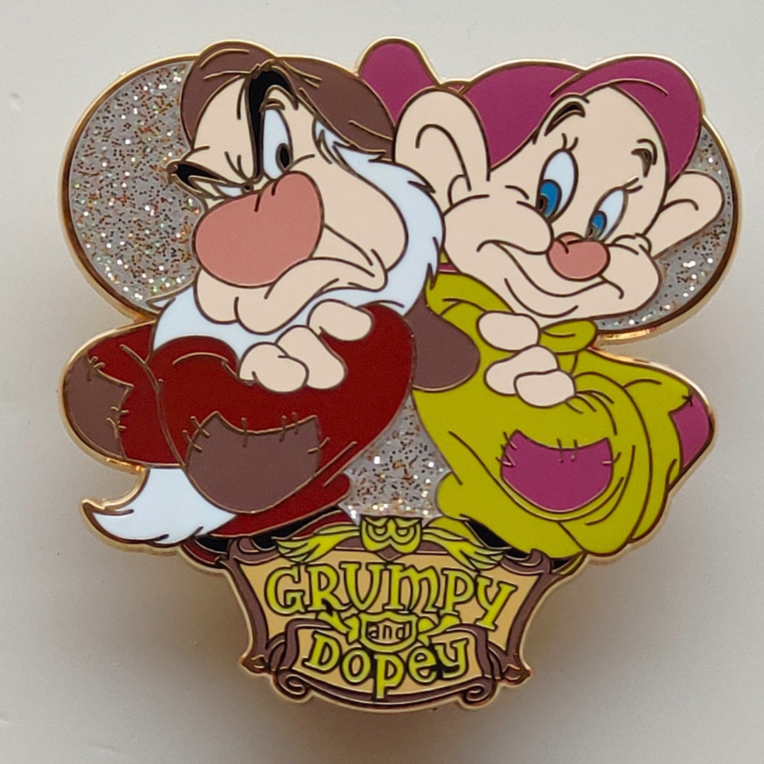 Fantasy Pin Grumpy and Dopey - Etsy