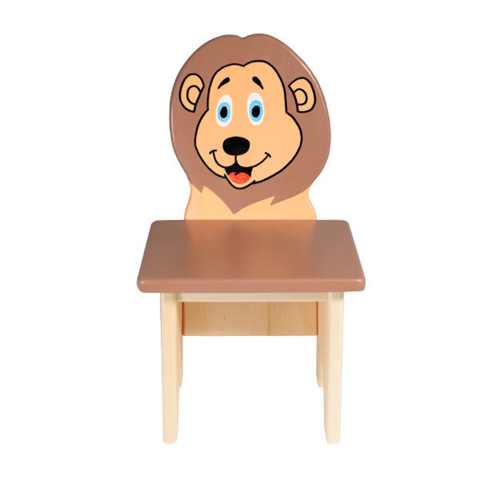 Kids chair Lion Etsy