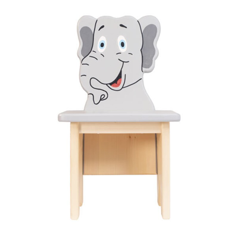 Adorable Kids Chair Elephant Design - Wooden Furniture for Toddlers and ...