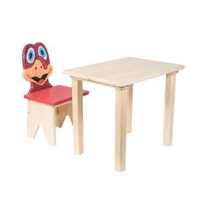 Adorable Kids Chair Turkey Design - Wooden Furniture for Toddlers and Preschoolers
