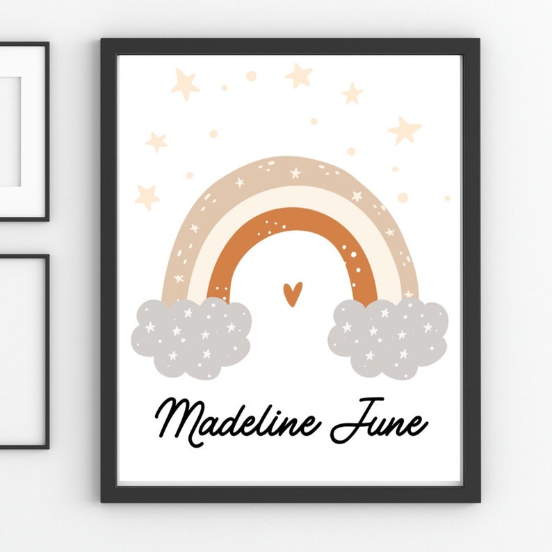 Boho Nursery Printables Boho Rainbowsdigital Prints Baby Wall Art Printable Nursery Wall Decor