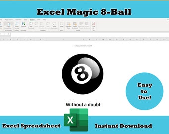 Excel Magic 8 Ball Spreadsheet