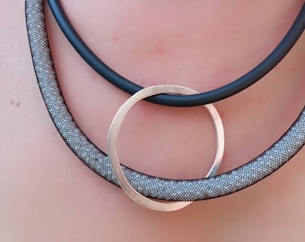 Kissherely Exquisite Schmetterling Open Ring Halskette Ohrringe Bunte transparente Kristall Ring Metall Langlebig Elegant Verstellbarer Ring,Blaue Halskette