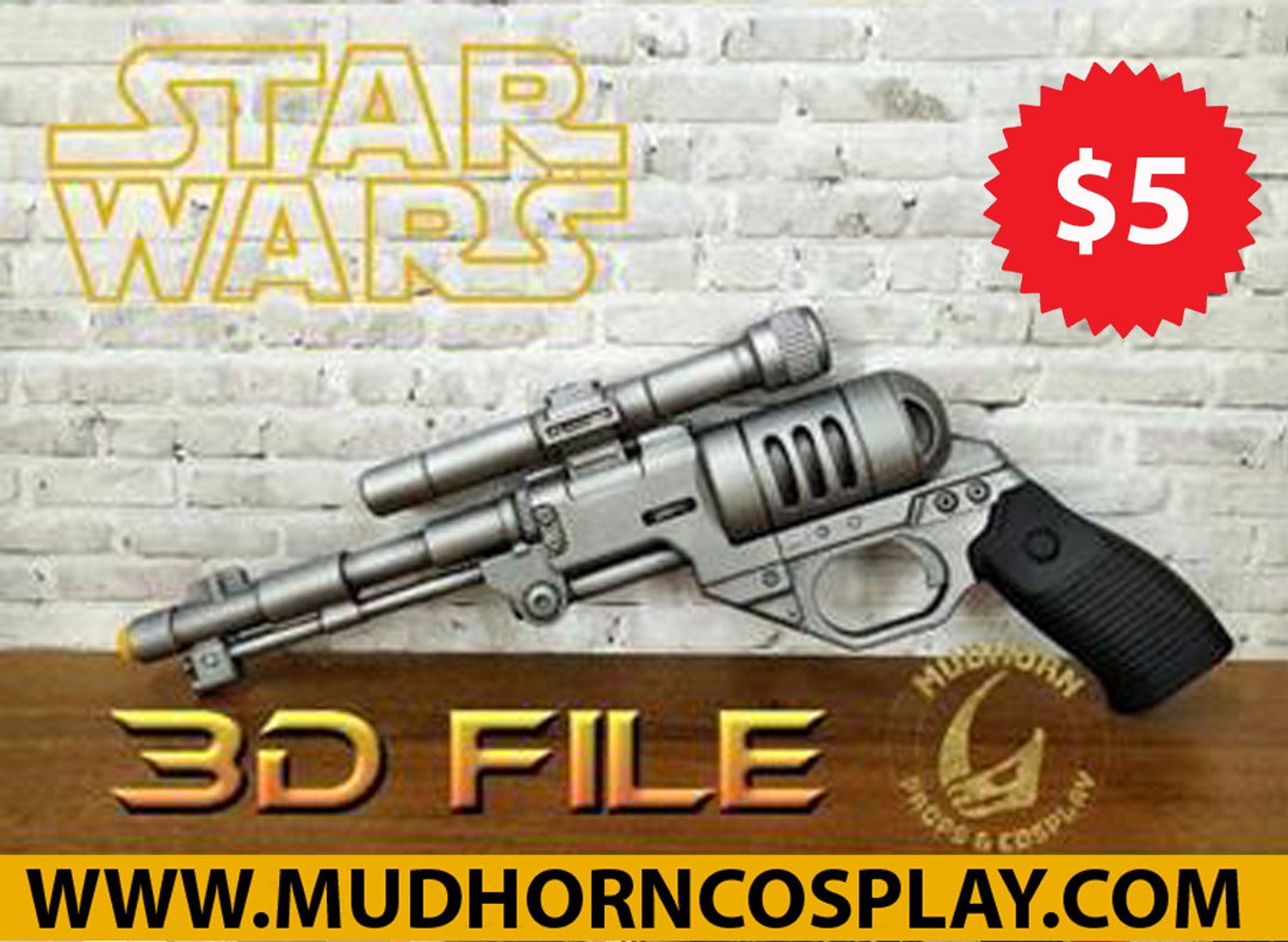 Dlt20A Blaster 3dfile Star Wars Etsy