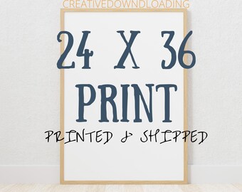 Physical Art Prints | Wall Art Prints | Wall Decor | 24 x 36 prints