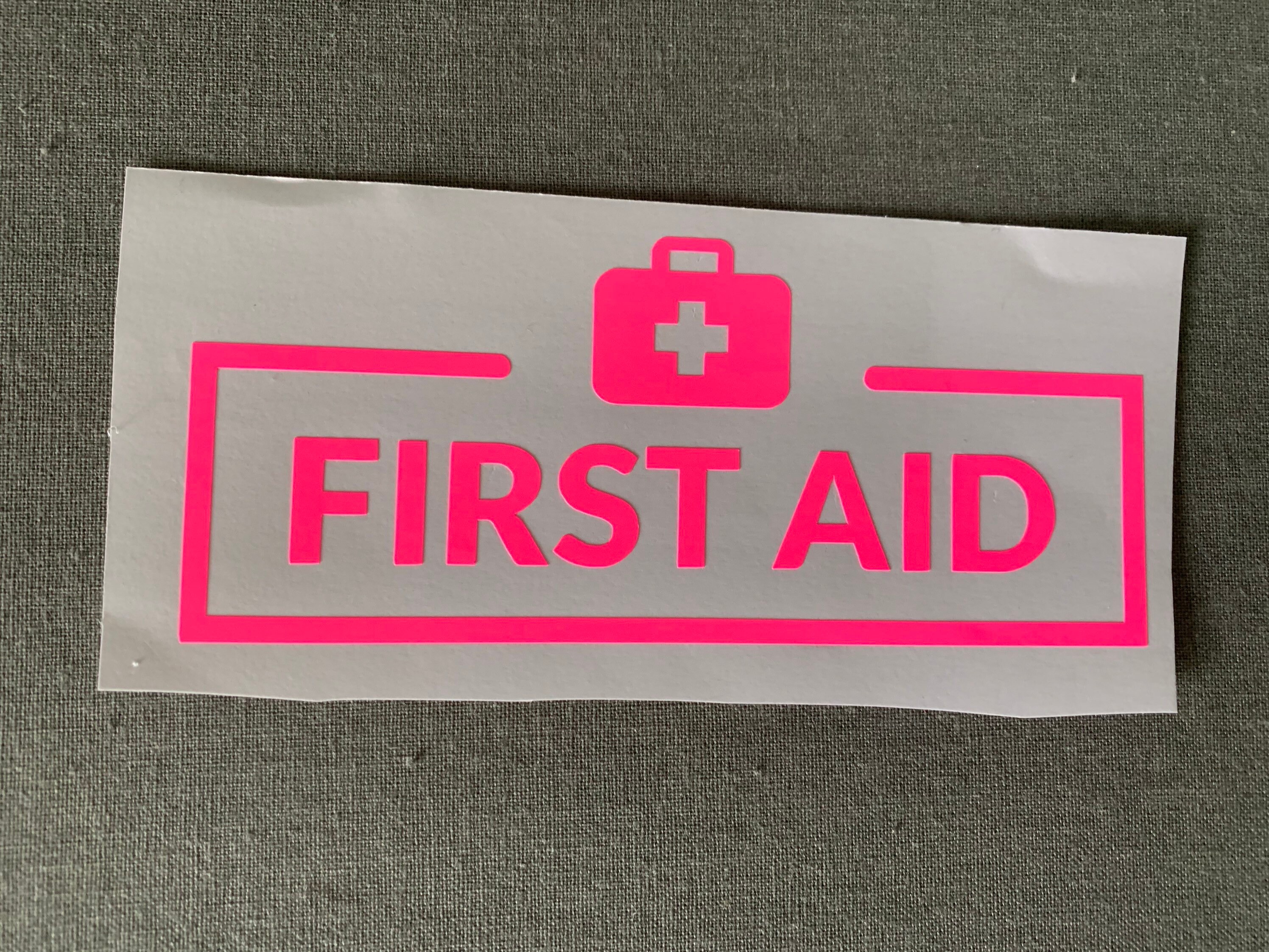 First Aid Vinyl Decal Sticker Etsy