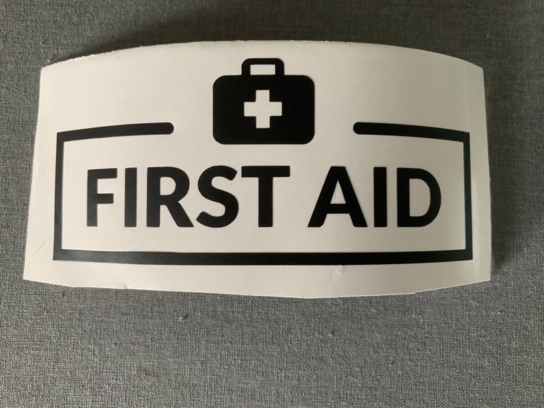 First Aid Vinyl Decal Sticker Etsy