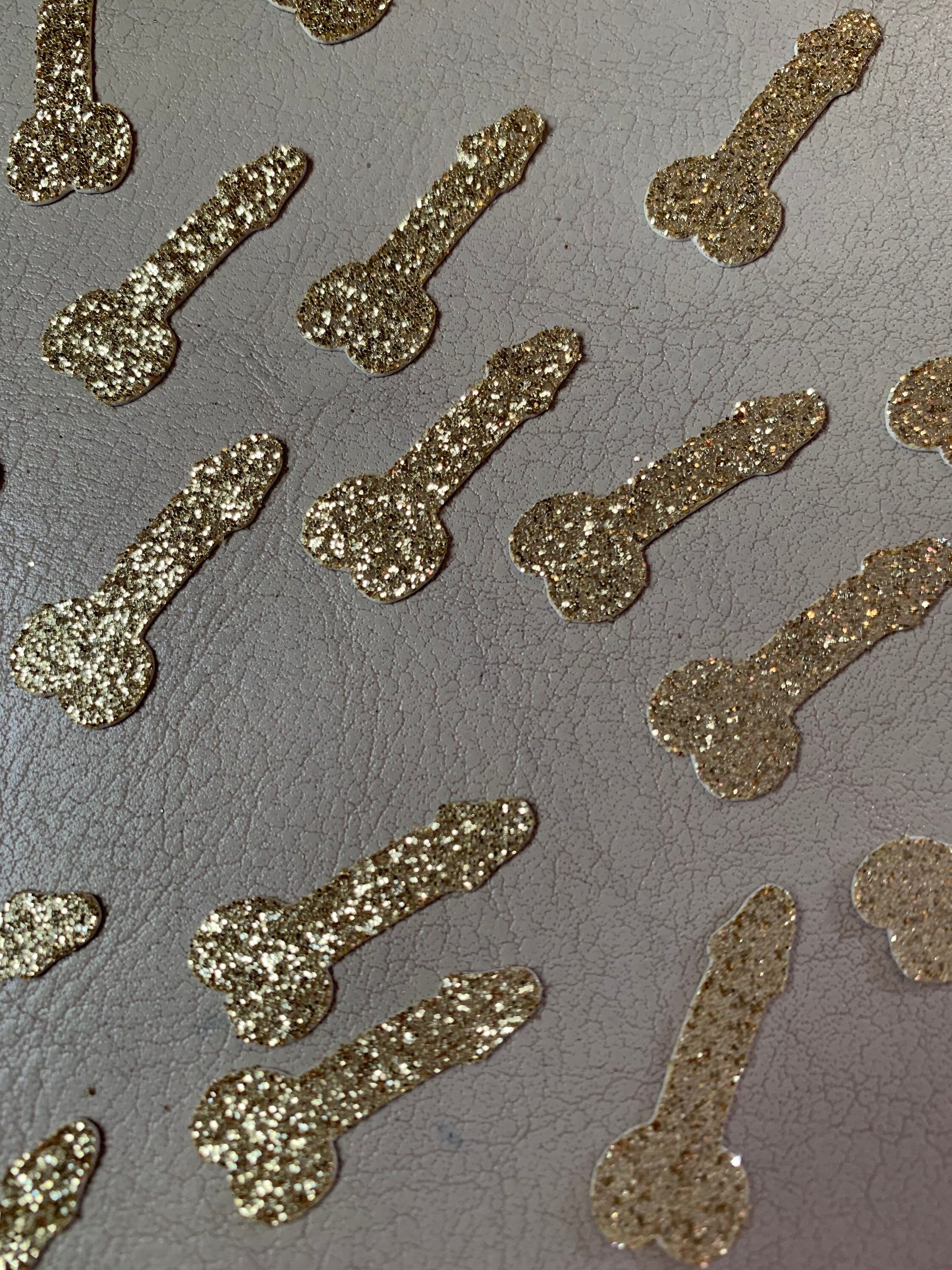 100 Penis Confetti Decorations Gold Willy Confetti Dirty 30