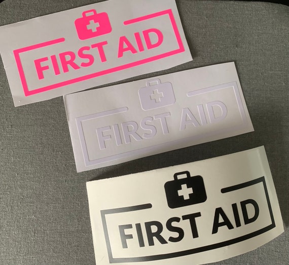 First Aid Vinyl Decal Sticker Etsy