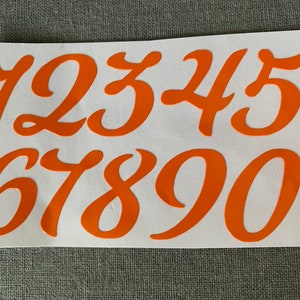 Vinyl Numbers Decal Stickers Vinyl Numbers Vinyl - Etsy