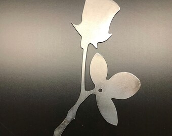 Metal Rose B, Large