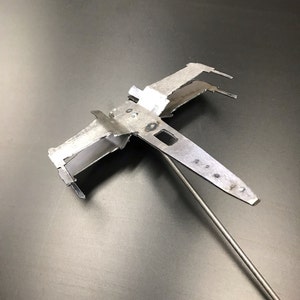 3D Metal Star Wars X Wing Fighter with Peg