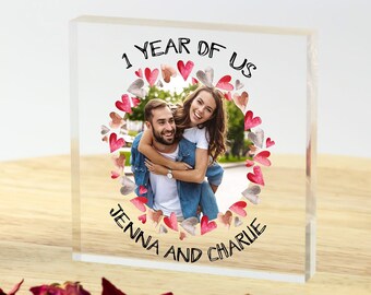 Personalized Couple Acrylic Plaque - Upload Photo