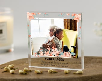 Presente personalizado para a vovó, presente para a avó, presente da neta para a vovó, presentes para a avó, presentes para o Dia das Mães, presente para a sogra, presentes com fotos