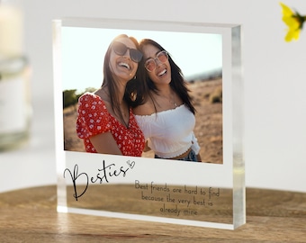 Besties Gift, Besties Photo Gift, Bestie Print, Best Friend Photo, Best Friend Frame, Birthday Gift, Friends Photo, Friendship Gift, Xmas