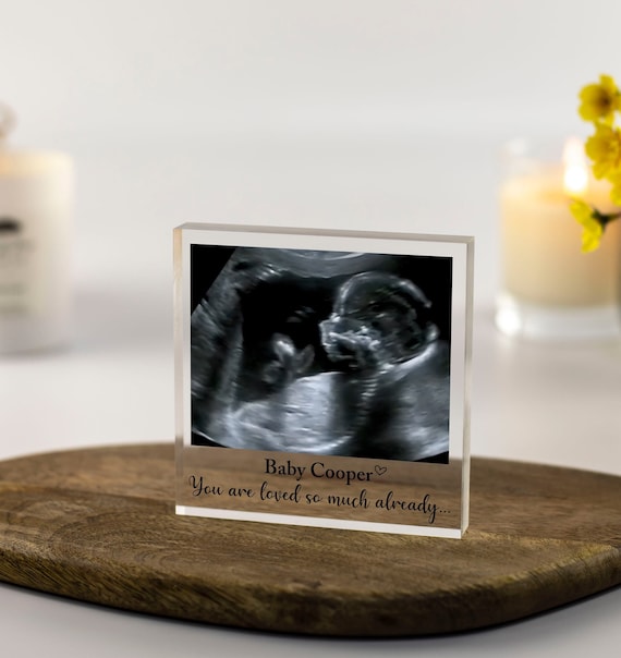 Pregnancy Scan Photo Frame, Baby Scan, Baby Shower Gift