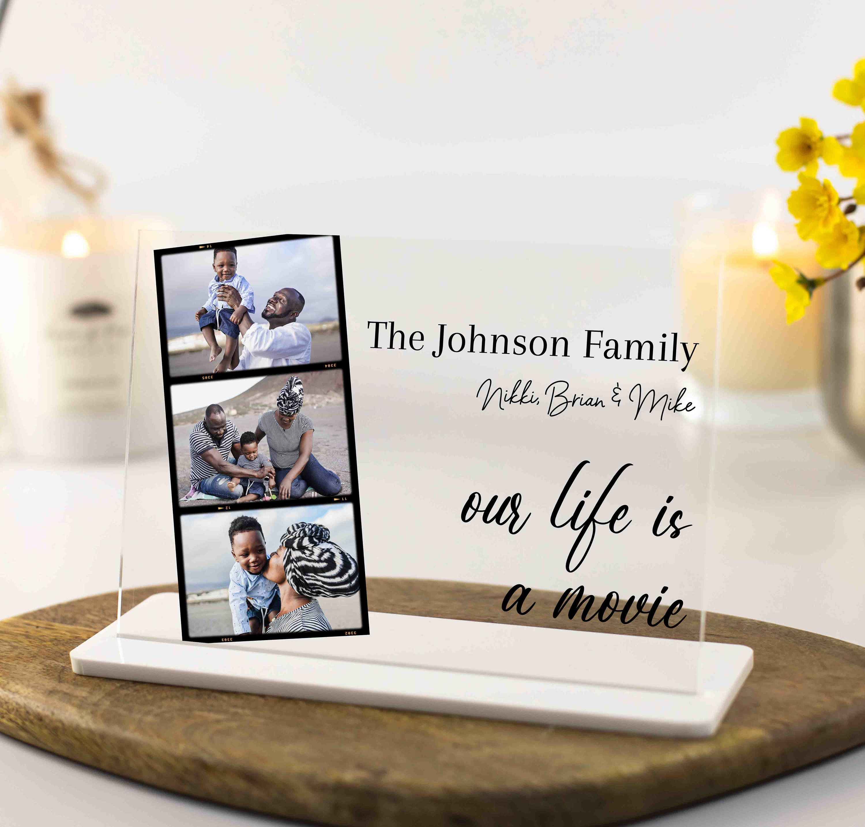 Photo Frame Gift Box, Personalized, Gift Box With Message, Gift for Him,  Husband Gift, Fathers Day Gift, From Son to Dad, Luxury Gift Box 