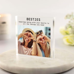 Best Friend Gift, Besties Photo Gift, Bestie Print, Best Friend Photo, Best Friend Frame, Bestie Gifts, Friends Photo, Friendship Gift, Xmas