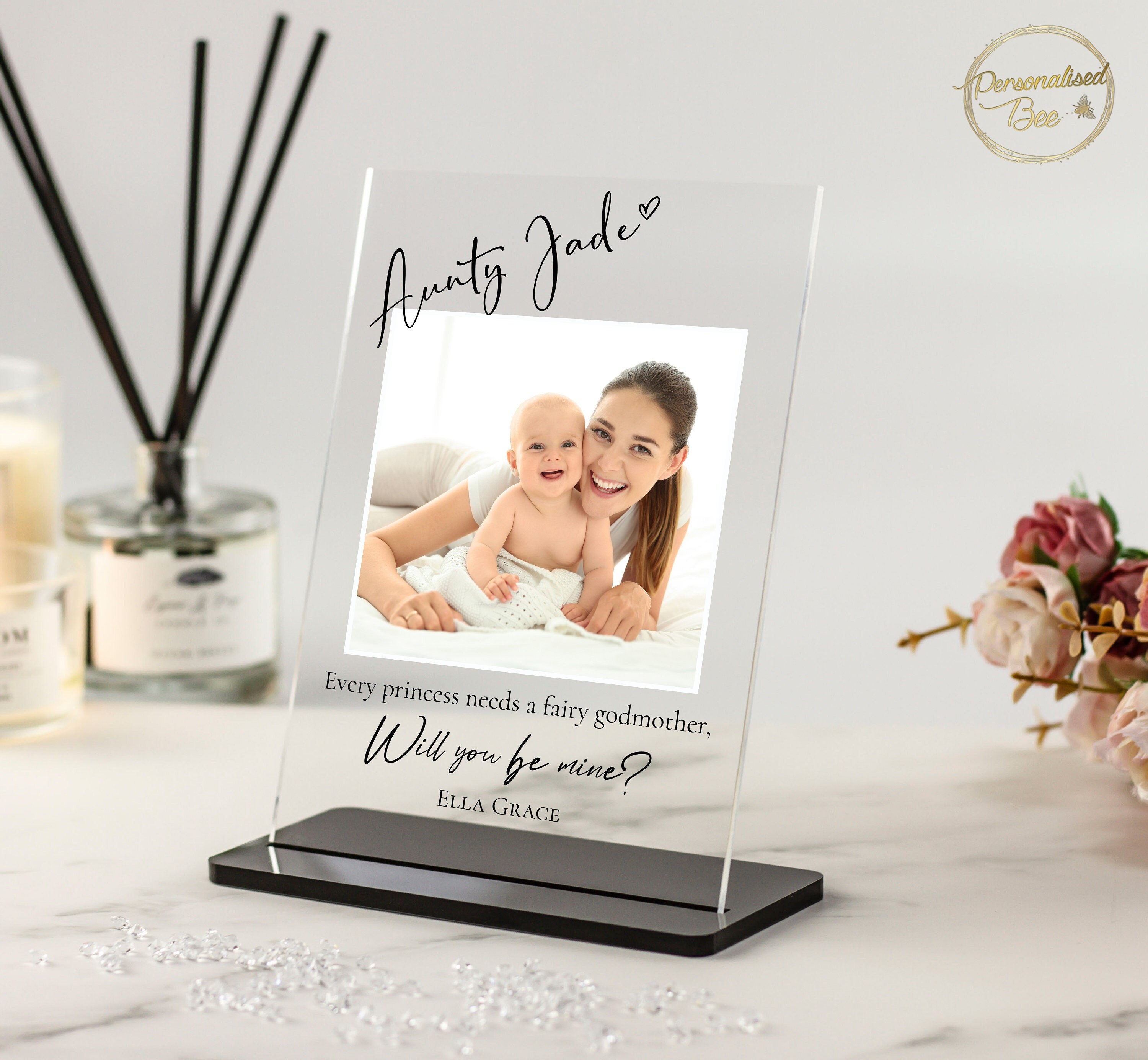 Clear plastic 2024 box frame