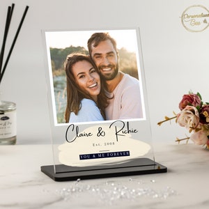 Personalised Photo Gift, Wedding gift for couple, engagement gift, First House gift, Memorable Date, Gift for Boyfriend, Engagement frames