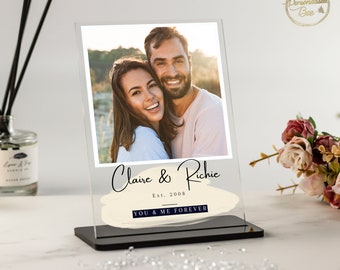 Personalised Photo Gift, Wedding gift for couple, engagement gift, First House gift, Memorable Date, Gift for Boyfriend, Engagement frames