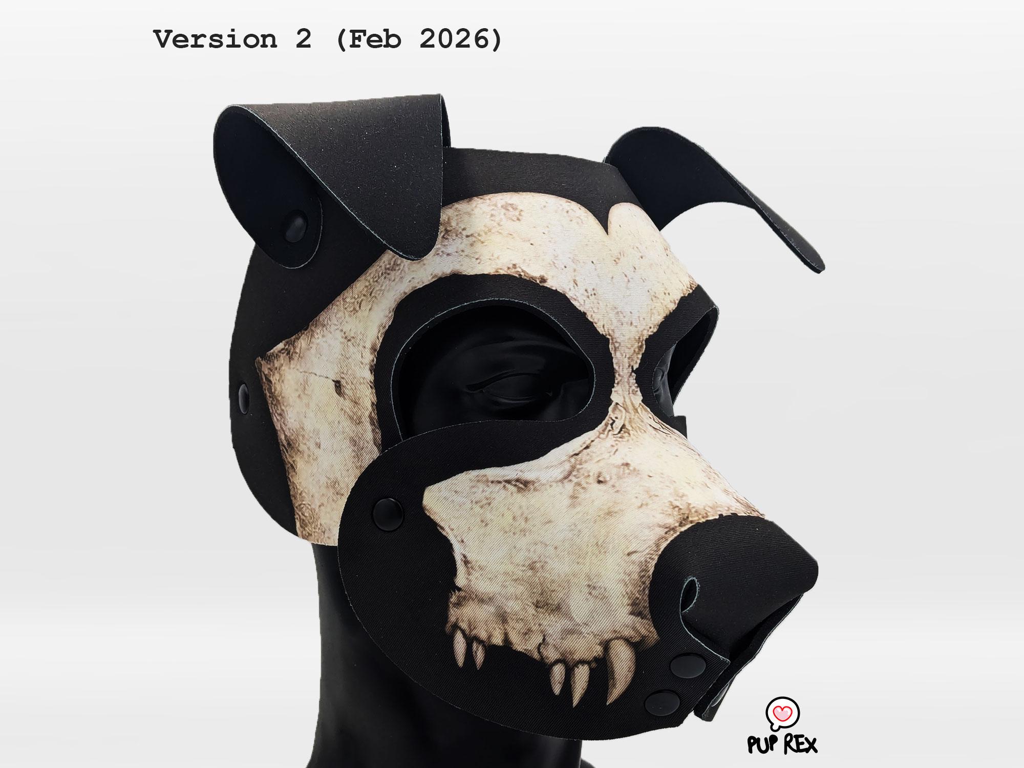 原宿　DOG 骸骨マスク Pup Hood Skull - Etsy