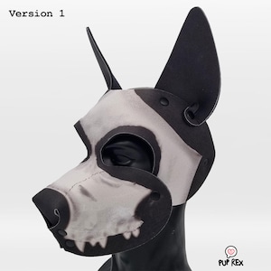 Pup Rex Dog Skull V1 Neoprene Pup Hood